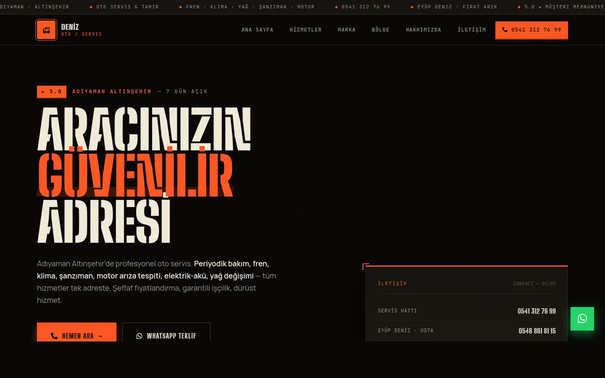 Deniz Oto Servis