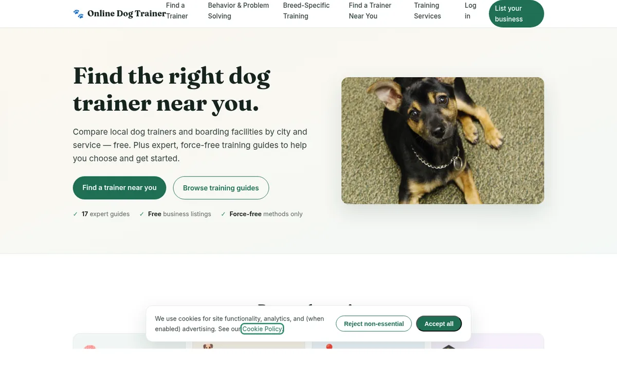 Online Dog Trainer
